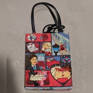 Beaded Prezzo handbag with comic strip - NWOT